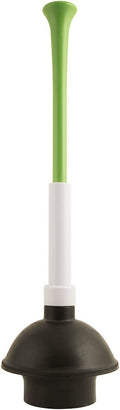 PlumbCraft 14-18-in. Stow-Away Plunger with Adjustable Handle 7503500, Heavy Duty Toilet Plunger for Households, Ergonomic Plunger to Unclog Toilet, Toilet Bowl Plunger with Ergonomic Handle