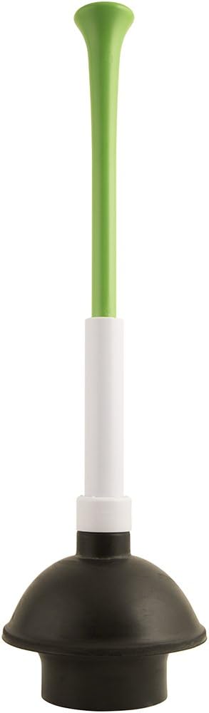 PlumbCraft 14-18-in. Stow-Away Plunger with Adjustable Handle 7503500, Heavy Duty Toilet Plunger for Households, Ergonomic Plunger to Unclog Toilet, Toilet Bowl Plunger with Ergonomic Handle