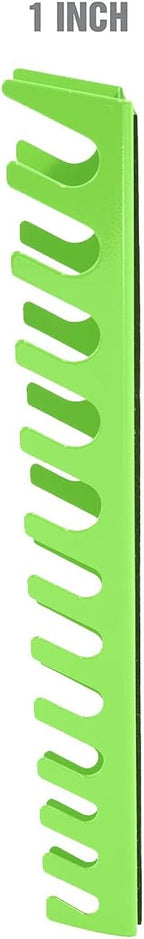 OEMTOOLS 22177 Pro Magnetic Wrench Organizer, 12 Wrench Storage Rail, SAE and Metric Tool Drawer Organizers For Tool Boxes And Metal Surfaces, Green