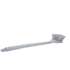 SPARTA 40501EC23 Plastic Large Scrub Brush, Kitchen Brush, Utility Brush With Long Handle For Cleaning, 20 Inches, Gray, (Pack of 6)