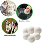 Wool Dryer Balls – Reusable Laundry Softener, Tumble Dryer Balls for Clothes, Eco-Friendly Washing Machine Accessories, Home Essentials