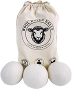 Natural Fabric Softener, Organic, Reusable, Unsented, 6-Pack XL, Replacment to Dryer Sheets,1500 Loads, Hypoallergenic