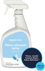 Amazon Basics Fabric Spray, Fabric Freshner, Fresh Scent, 32 fl oz, Pack of 2
