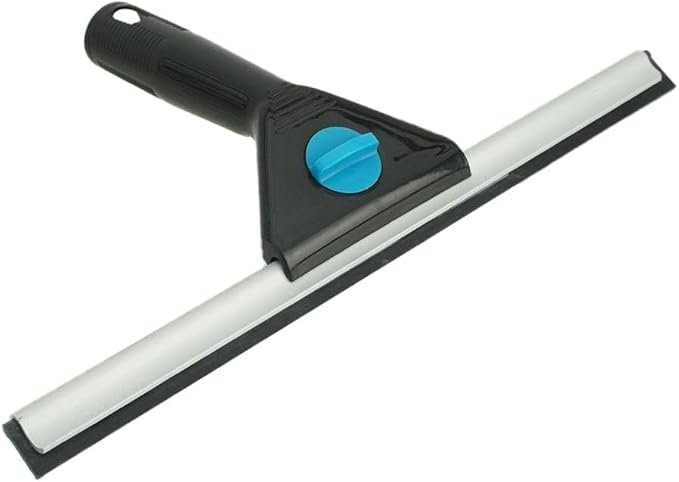 Moerman 18 Inch All Purpose Window Squeegee - Lightweight Durable Plastic Handle -Aluminum Channel with Streak Free Rubber - for Window Cleaning, Showers, and Mirrors