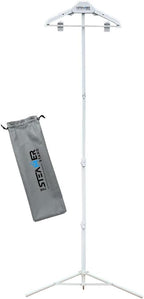 Travel Pro | Adjustable Standing Garment Steaming Rack with Hanger | Fast, Foldable, Sturdy, Portable Steam Ironing Solution for Travel & Home