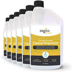 Zogics Peroxide Powered Cleaner Degreaser, Case of 6-32 oz Bottles - Each Bottle Makes up to 8 Gallons - Meets ECOLOGO Standards