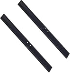 2PCS Replacement Silicon Rubber Squeegee Blade, 10 Inch Black