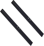 2PCS Replacement Silicon Rubber Squeegee Blade, 14 Inch (Black)
