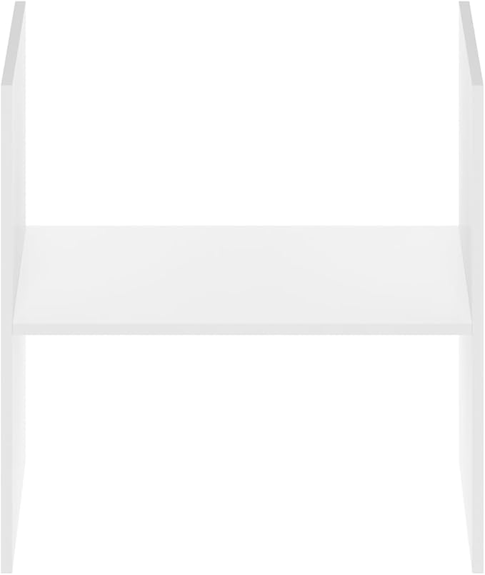 Furinno Cubicle H-Shelf Cube Organizer Insert (Does not fit IKEA Kallax Shelving), White