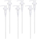 Gallon Pump Dispenser, Fits Most 1 Gallon Jugs and Containers 38/400 Pump Lid Top Replacement for Sanitizer, Lotion, Shampoo, Conditioner (6 Pack)
