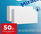CLEAN Miracle Eraser Pads, 50 Count – Multi-Surface, Chemical-Free Cleaning Pads for Home