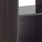 Whitmor 6 Cube Storage Organizer, 3 Tier Stackable Mdf Wood Bookcase, Open Storage Display Bookshelf, Storage Cabinet for Living Room, Bedroom, Home, Office, 23.7"L x 11.7"W x 35.2"H, Black