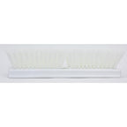 SPARTA Plastic Floor Scrub Brush, Brush Head Only, Deck Brush with ACME Standard Thread Fitting for Deck, Industrial Kitchens, and Hospitals, 10 Inches, White, (Pack of 6)