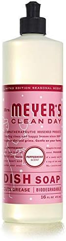 MRS. MEYER'S CLEAN DAY Variety Dish Soap Scent (Peppermint + Orange Clove + Iowa Pine)