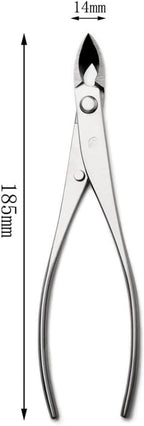 TianBonsai 185 mm Narrow Edge Branch Cutter Straight Edge Bonsai Tools