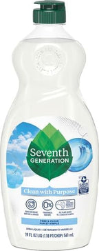 Seventh Generation Dish Liquid Soap Free & Clear liquid soap Dishwashing Soap Dish Soap for sensitive skin 19 oz