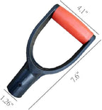 Shovel D Grip Handle,32mm/1.26" Inner Diameter PVC Shovel D Grip,Replacement Handle for Digging Raking Tool 1pcs