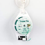 YDSL 328ft (100m) Twist Ties, Green Garden Plant Ties with Cutter for Gardening and Office Organization, Home