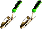 Garden Guru Super Strong Titanium Garden Trowel Hand Shovel - Rust Resistant - Ergonomic Handle - Perfect Tool for Gardening, Weeding, Transplanting and Digging in Garden Beds (2 Pack)