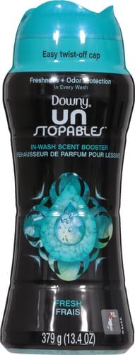 Downy Unstopables Fresh Scent Booster Beads | In-Wash | 13.4 oz, Pack of 4