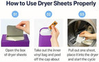 Dryer Sheets Fabric Softener – 40 Sheets x 3 Types – Mystic Rain, Flower Festival, La Fiesta