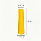Squeegee Adapter Window Squeegee Adaptor Squeegee Pole Adapter, Changes The Threaded Tip to a Standard Friction Taper Fit, Yellow 2pc