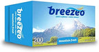 Breezeo Fabric Softener Dryer Sheets, Mountain Fresh, 200 Count