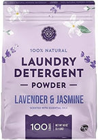 Woolzies 100% Natural Laundry Powder Detergent Soap Scented with Pure Essential Oils Extra Strength Biodegradable Formula, Safe for Sensitive Skin 100 Loads