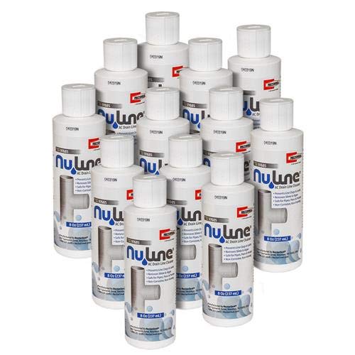 (12)-Pack, Nu-Line Drain Cleaner, 8 ounce bottles
