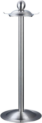 Firlar Kitchen Utensil Holder Organizer, Stainless Steel Kitchen Hooks Rack Kitchen Utensil Stand Countertop 360 Degree Rotating Utensil Holder with 6 Hooks for Kitchen Tabletop
