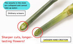 Pruning shears Made in JAPAN Garden Scissors Flower Shears SAKAGEN HAND CREATION P-180 (Moss Green)