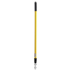 Rubbermaid Commercial Products HYGEN Quick-Connect Adjustable Extension Handle/Pole, Lightweight Cleaning Tool for Floors/Walls/Ceilings/Windows for Janitorial/Residential/Commercial/Business, Yellow