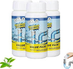 Sink and Drain Cleaner, Powerful Sink & Drain Cleaner, Foaming Clog Remover Quick Cleaning Tool for Kitchen & Bathroom (3Pcs)