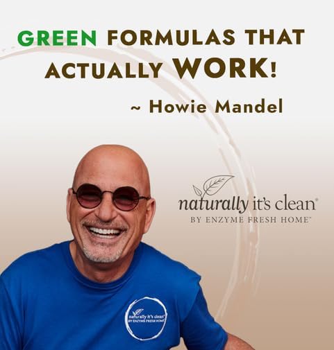 naturally it's clean Enzyme Floor Cleaner Concentrate | Each Bottle Makes 24 Gallons of Rinse Free Cleaner| 6 Pack