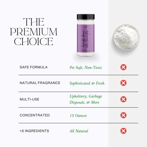 Home Lavender Dreams Carpet Deodorizer Powder For Home, Vaccuuming Upholstery, Pet Urine, Dog Bed/Cat Litter Box– Eliminates Odors, Pet-Friendly - Lavender, Pomelo & Magnolia