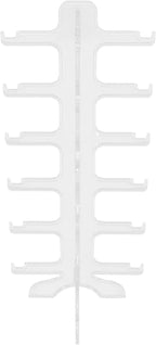 OUNONA Multi-Layer Eyeglasses Display Stand 6-Tier Plastic Sunglasses Organizer Rack Eyewear Storage Holder for Desktop Home Use