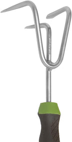 AMES 2445200 Stainless Steel Hand Cultivator with Ergo Gel Grip, 11-Inch