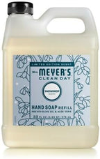 Mrs. MEYER'S Clean Day Snow Drop Scent Variety Pack, Liquid Hand Soap 12.5 Fl Oz, Dish Soap 16 Fl Oz, Multi-Surface Cleaner 16 Fl Oz, Room Freshener 8 Fl Oz,Hand Soap Refill 33 Fl Oz, 1 CT