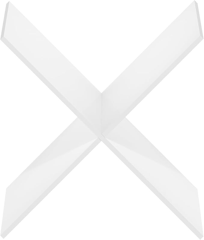 Furinno Cubicle X-Shelf Cube Organizer Insert (Does not fit IKEA Kallax Shelving), White