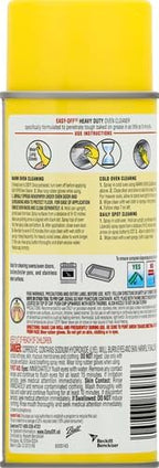 Easy Off Heavy Duty Oven Cleaner Foam, Removes Grease & Burned-On Food, For Ovens, Grill Grates & More 14.5oz (2-count)
