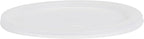 Restaurantware Plastic Food Container 100 Pack of 40 oz Clear Microwave-Safe Storage Container With Lid Leakproof Round Shape Disposable Freezer-Safe