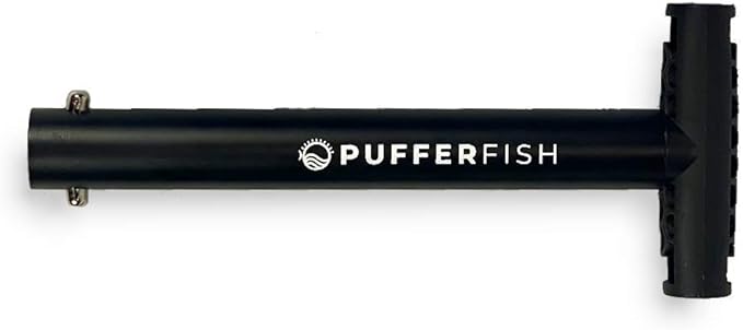 PUFFERFISH Really Big Sand Shovel - Lightweight Collapsible 4 Piece Aluminum Shovel for Beach - Customizable to 3 Different Lengths - Ideal for Sand Castles