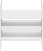 Furinno Cubicle 3-Shelf File Organizer Cube Insert (Does not fit IKEA Kallax Shelving), White