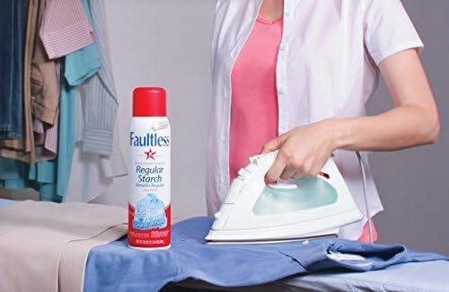 Laundry Starch Spray, Faultless Original Hold Ironing Enhancer Spray Starch for a Smooth Iron Glide on Clothes & Fabric (20oz 2 Pack) Even Spray, Easy Iron Glide, No Reside