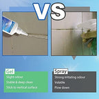 Sugelary Home Remover Gel, 10 Fl Oz Household Cleaner Gel for Washing Machine, Refrigerator Strips, Grout Cleaner for Tiles Grout Sealant Bathroom Kitchen Sinks Cleaning