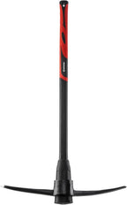 INTERTOOL Pick Axe for Digging - 36” Heavy Duty Garden Mattock Pickaxe - Rust Resistant Steel with Adze Hoe & Shock Absorbing Fiberglass Anti-Slip Handle - Cultivate, Loosen Soil, Dig - HT08-0305
