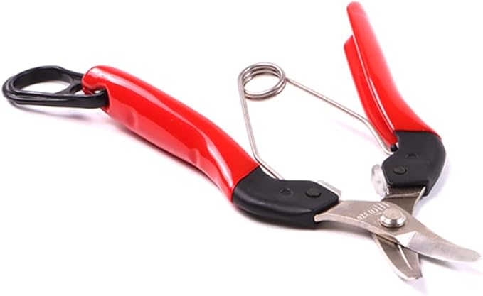Felco F320 Pruning Snips – 6" Swiss-Made Garden Clippers with Curved Blade & Rounded Tip | Pruning Shears for Gardening | Garden Snips and Pruners with Carbon Steel Blade, Sap Groove