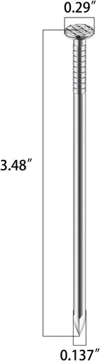 (29 pcs)3-1/2 inch Stainless Steel 304 Nails, Hanging Nails, Wall Nails, Dowels, Long Nails