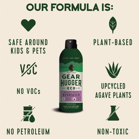 Degreaser - Eco-Friendly (11 oz, Pack of 1), Degreaser Cleaner Spray - Oven Cleaner, Grill & Brake Cleaner, Dissolves Grease & Grime - Plant-Based, No Petroleum, Non-Toxic, No PTFE