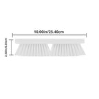 SPARTA Plastic Floor Scrub Brush, Brush Head Only, Deck Brush with ACME Standard Thread Fitting for Deck, Industrial Kitchens, and Hospitals, 10 Inches, Yellow